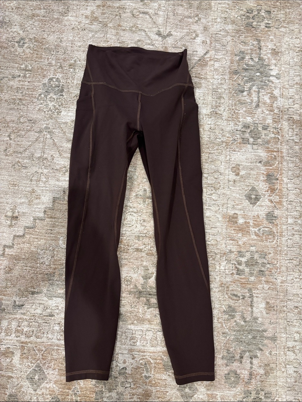 lululemon athletica Dark Brown High-Waist Performance Leggings